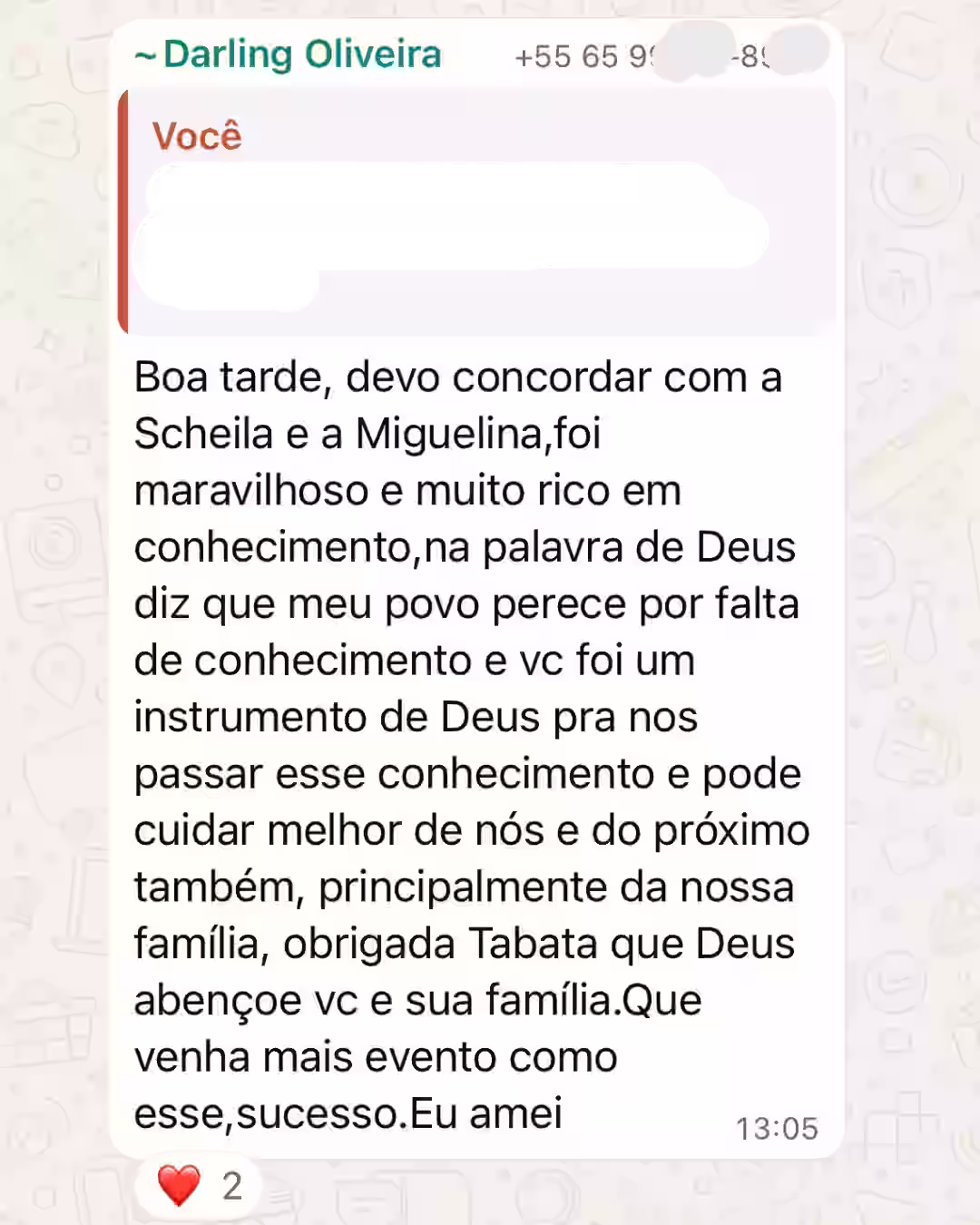 Depoimento 1